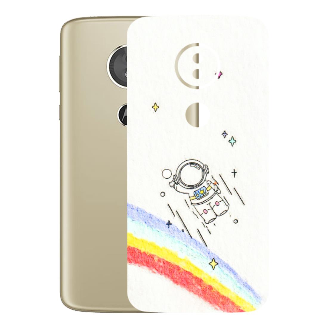 Motorola Phone Skins (All Models) - Milkyway Astronaut - 3D Embossed Finish (L-110) Motorola Moto E5