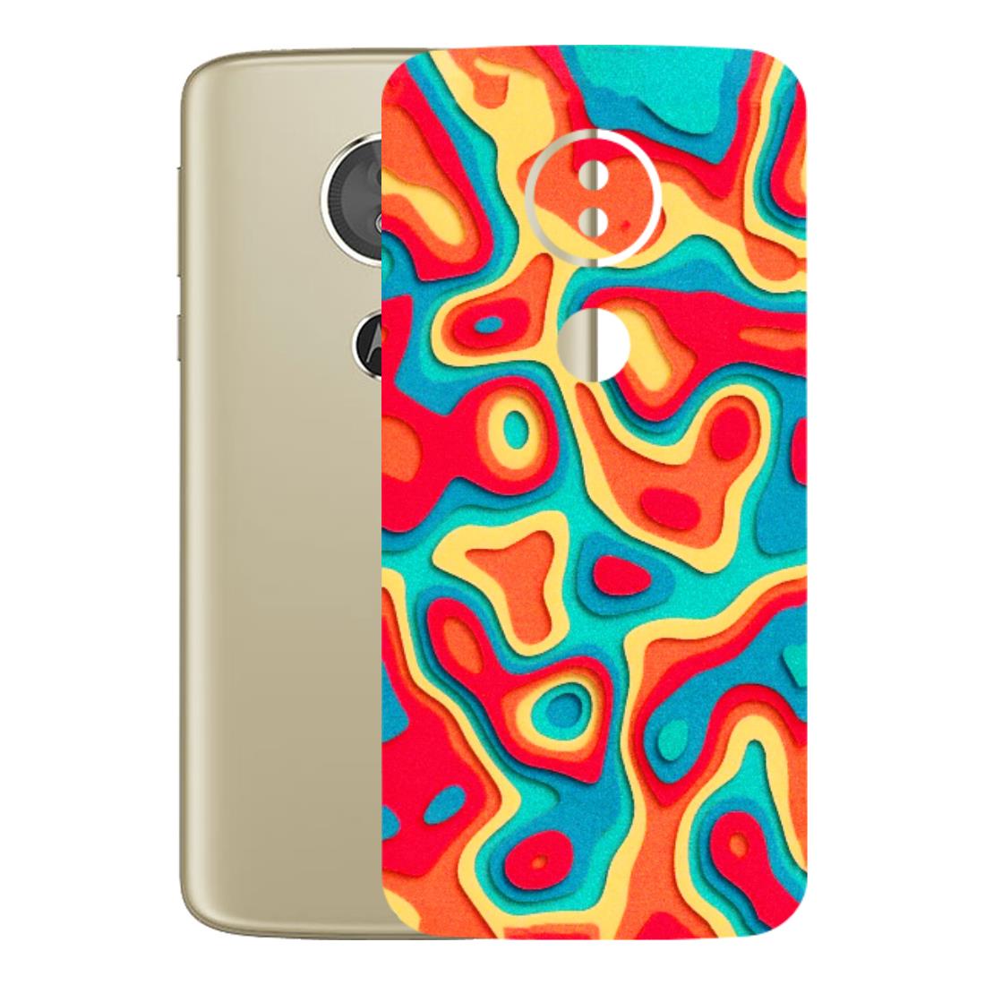 Motorola Phone Skins (All Models) - Abstract Swirl - 3D Embossed Finish (L-150) Motorola Moto E5