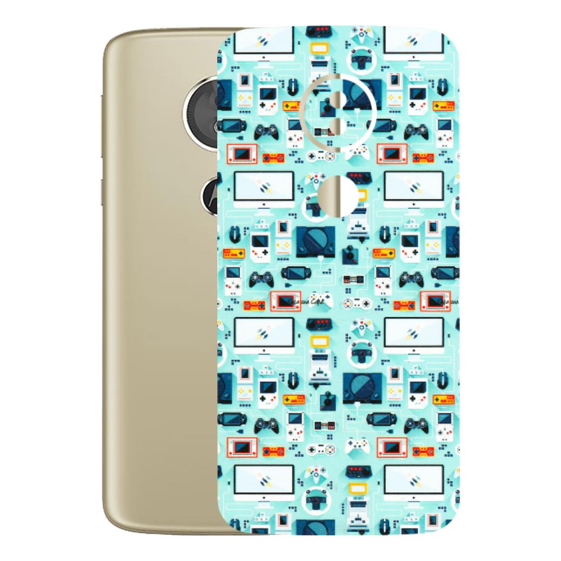 Motorola Phone Skins (All Models) - Gadgets Doodle - 3D Embossed Finish (L-184) Motorola Moto E5