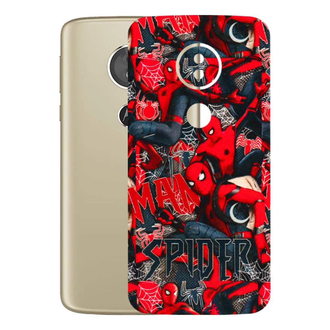 Motorola Phone Skins (All Models) - SpiderMan Cool - 3D Embossed Finish (L-188) Motorola Moto E5