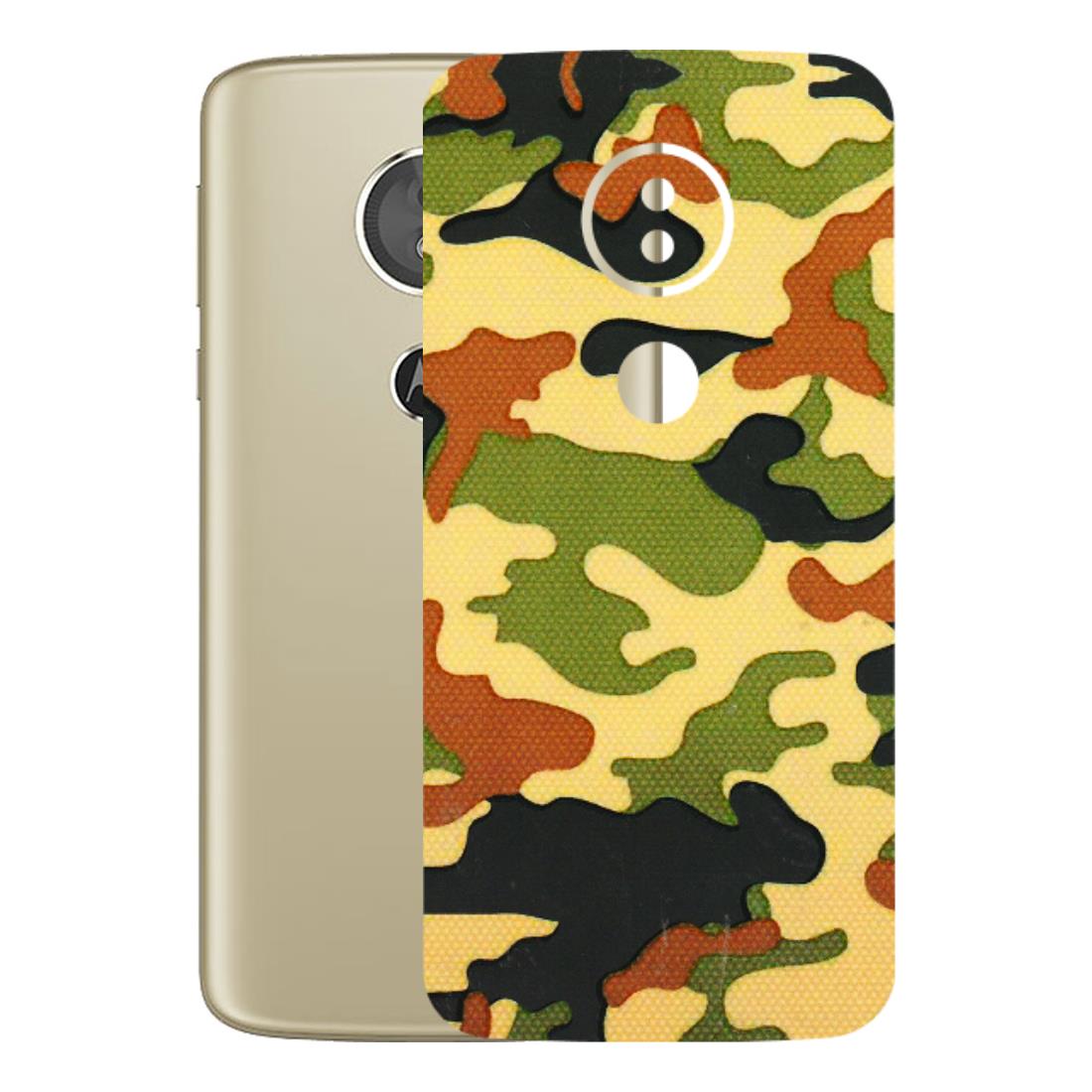 Motorola Phone Skins (All Models) - Indian Military - 3D Embossed Finish (L-234) Motorola Moto E5