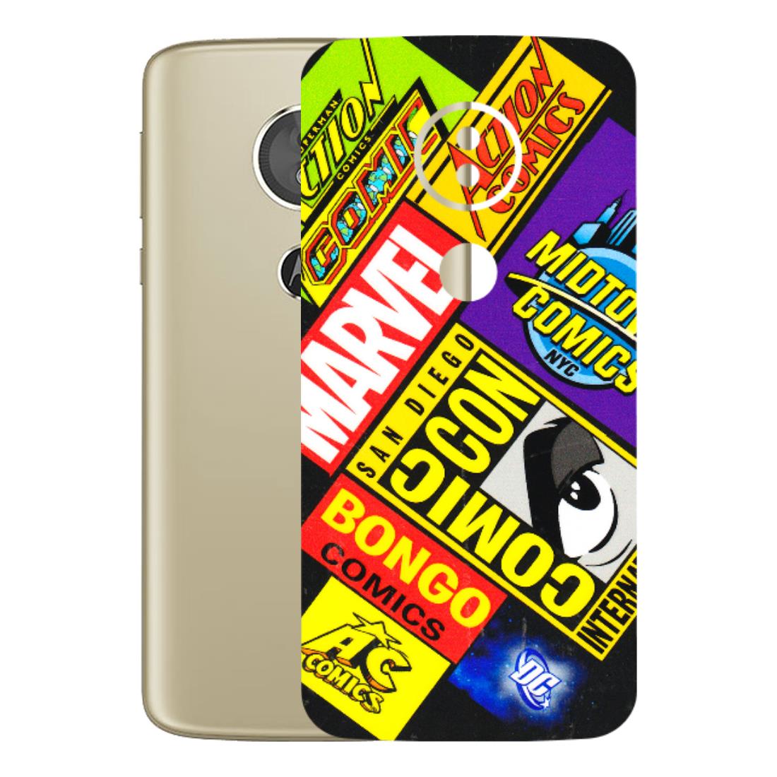 Motorola Phone Skins (All Models) - Bongo Comic Con - 3D Embossed Finish (L-325) Motorola Moto E5