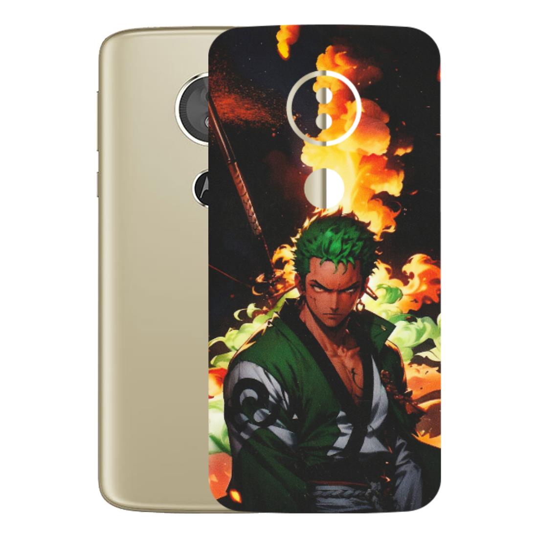 Motorola Phone Skins (All Models) - Roronoa Zoro - Matte Finish (M-102) Motorola Moto E5