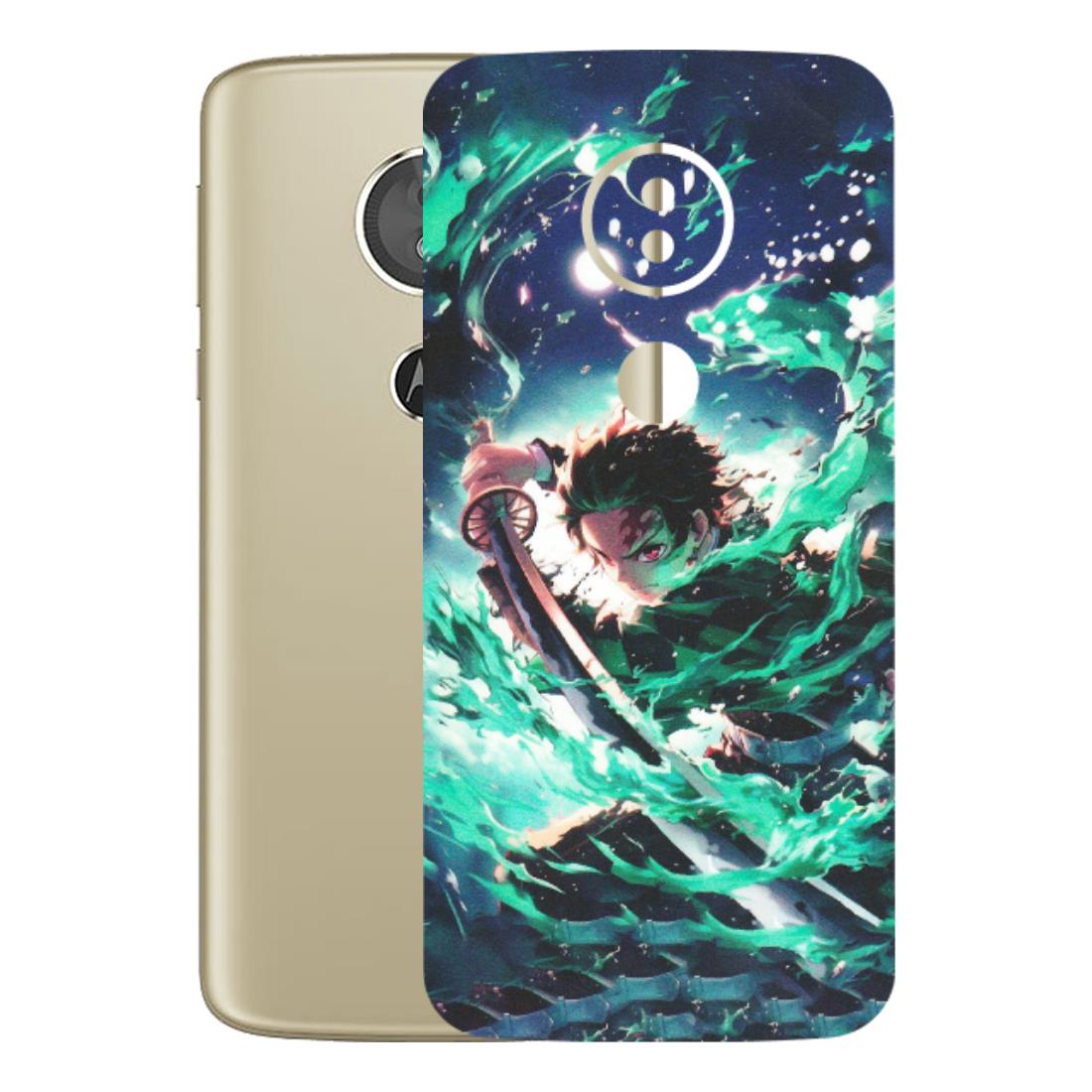 Motorola Phone Skins (All Models) - Sword Fighter Anime - Matte Finish (M-29) Motorola Moto E5