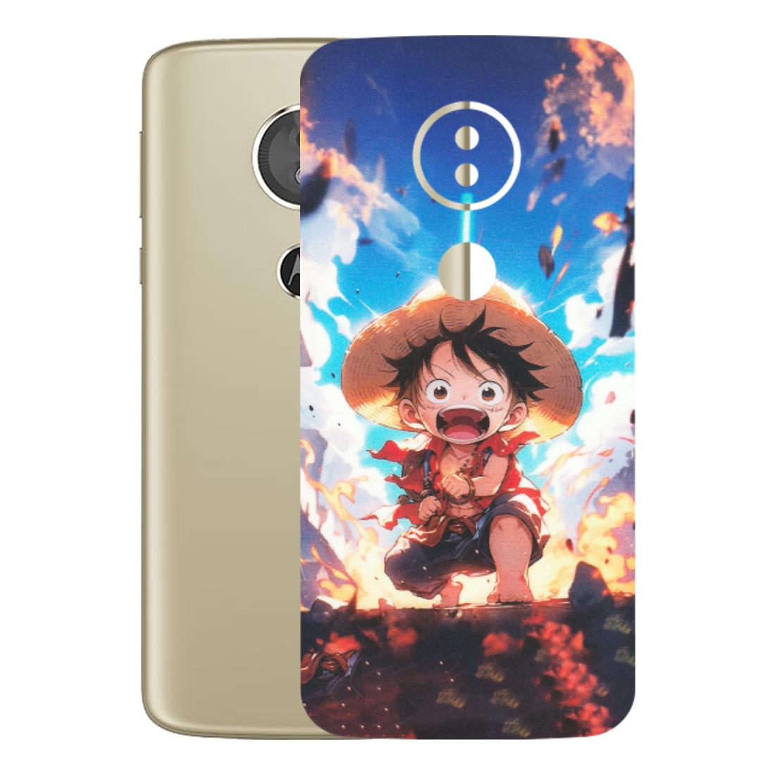 Motorola Phone Skins (All Models) - Toon One Piece Cute Character - Matte Finish (M-35) Motorola Moto E5