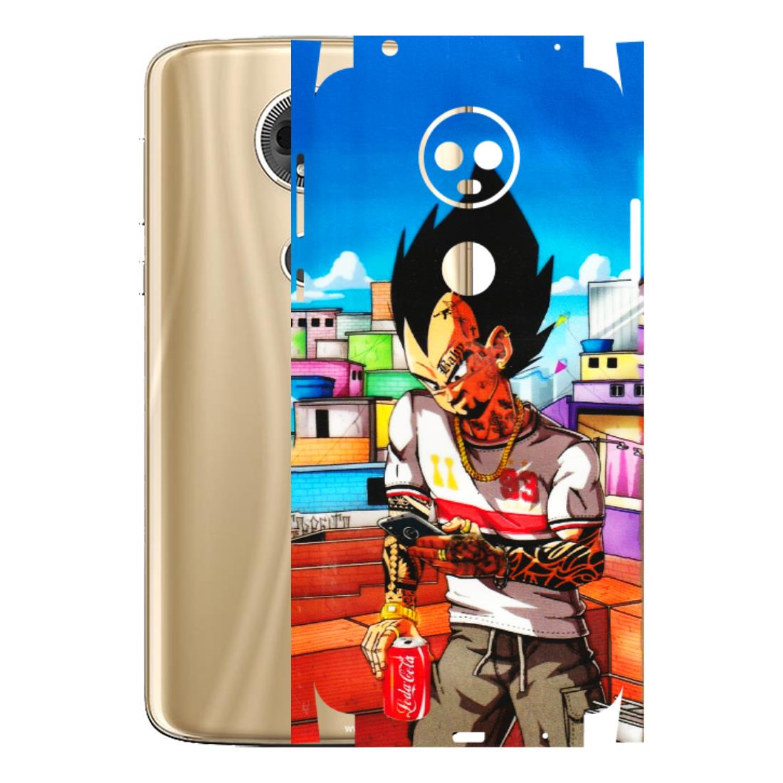 Motorola Phone Skins (All Models) - Vegeta - 3D Embossed Finish (L-136) Motorola Moto E5 Plus