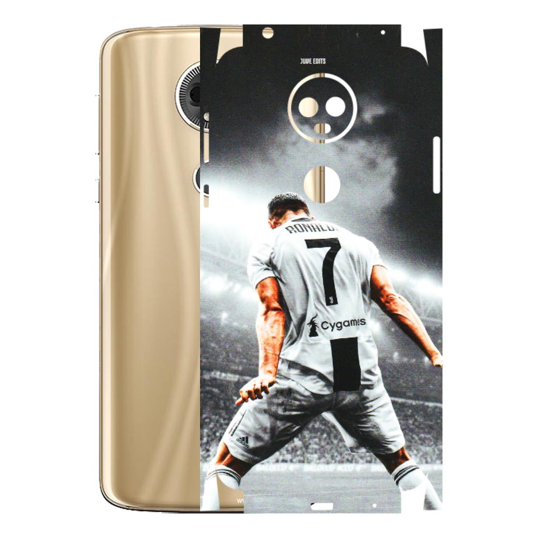 Motorola Phone Skins (All Models) - Ronaldo CR7 Crazy - 3D Embossed Finish (L-44) Motorola Moto E5 Plus