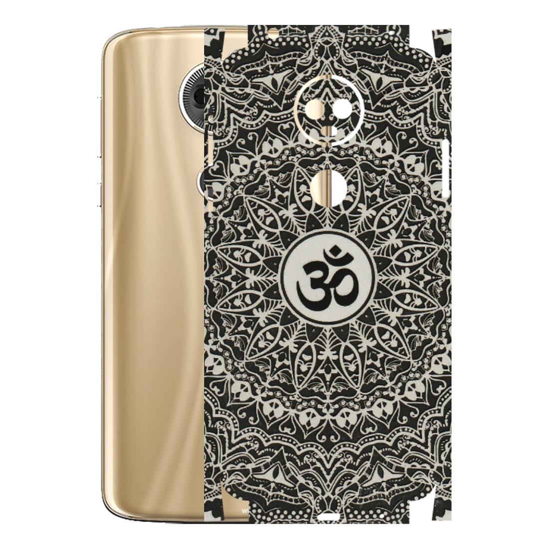 Motorola Phone Skins (All Models) - Aum Elegant Mandala - 3D Embossed Finish (L-62) Motorola Moto E5 Plus