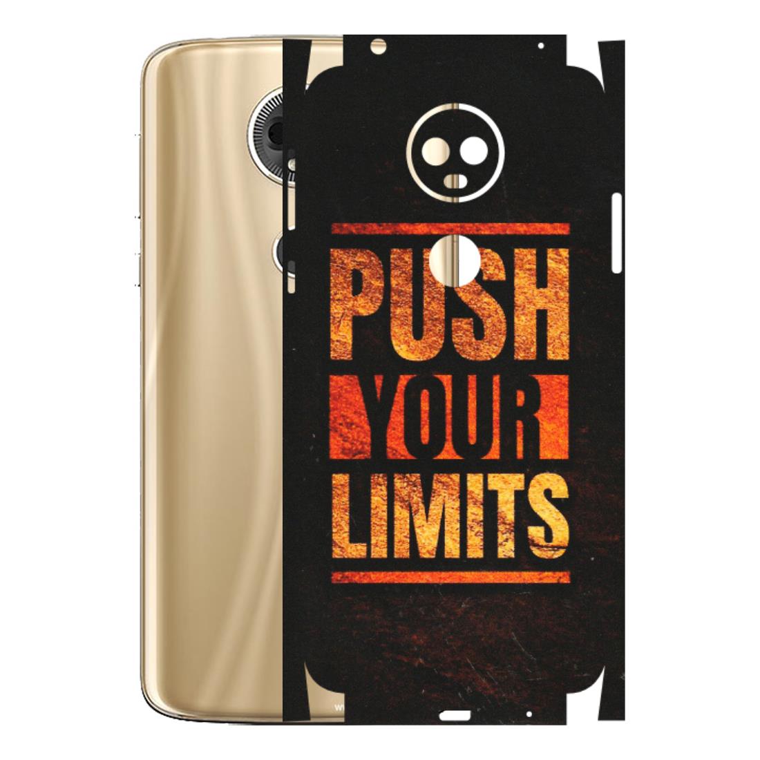 Motorola Phone Skins (All Models) - Push Your Limits - Matte Finish (M-118) Motorola Moto E5 Plus