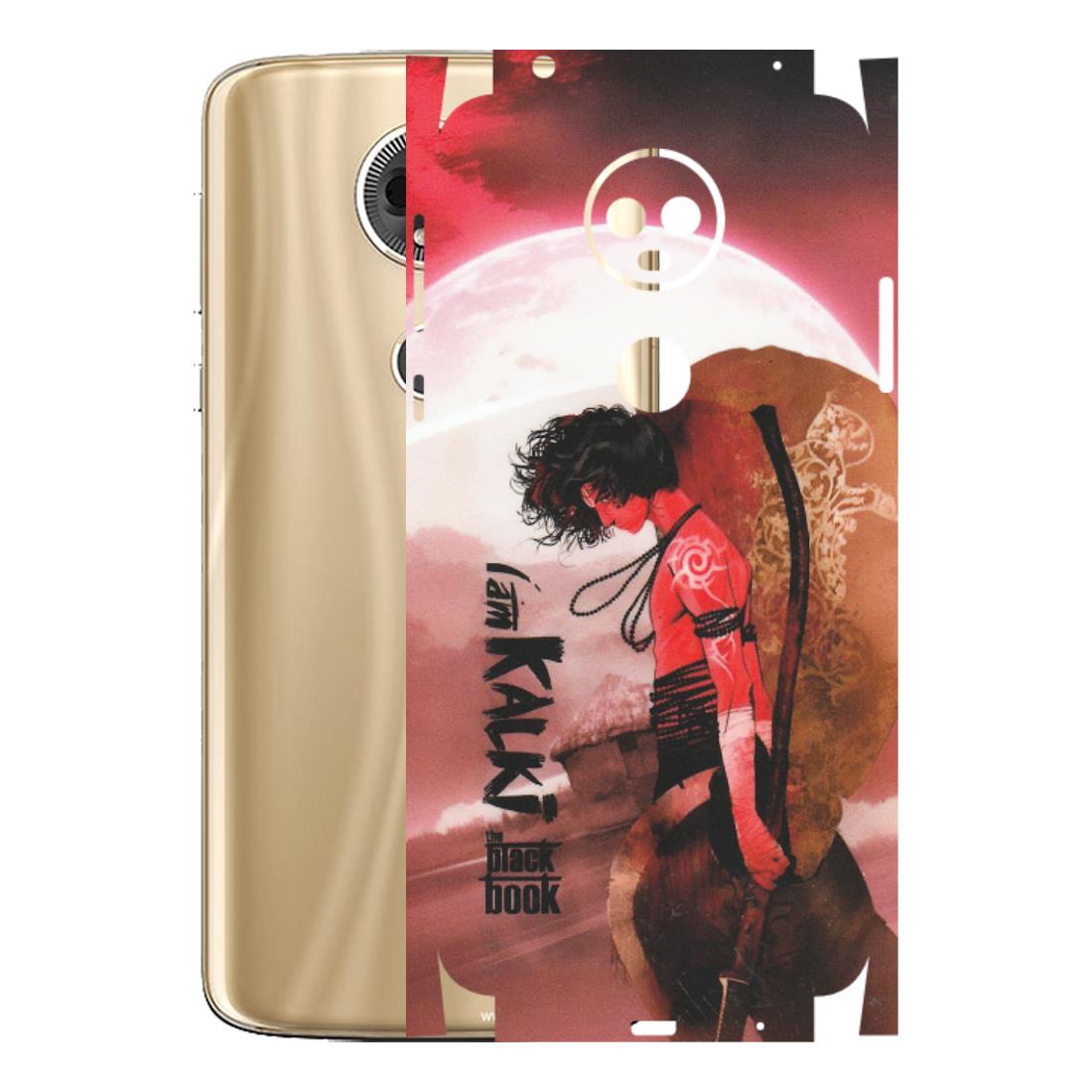 Motorola Phone Skins (All Models) - The Black Book Kalia Anime - Matte Finish (M-129) Motorola Moto E5 Plus