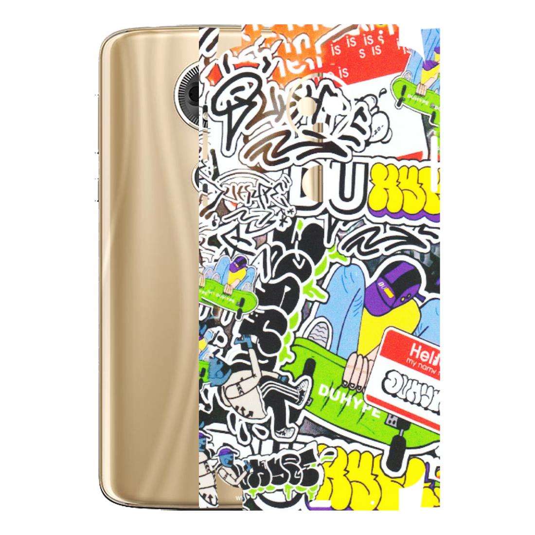 Motorola Phone Skins (All Models) - Dope Graffiti - Matte Finish (M-61) Motorola Moto E5 Plus