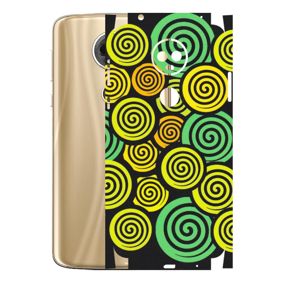 Motorola Phone Skins (All Models) - Crazy Spiral - Matte Finish (M-91) Motorola Moto E5 Plus