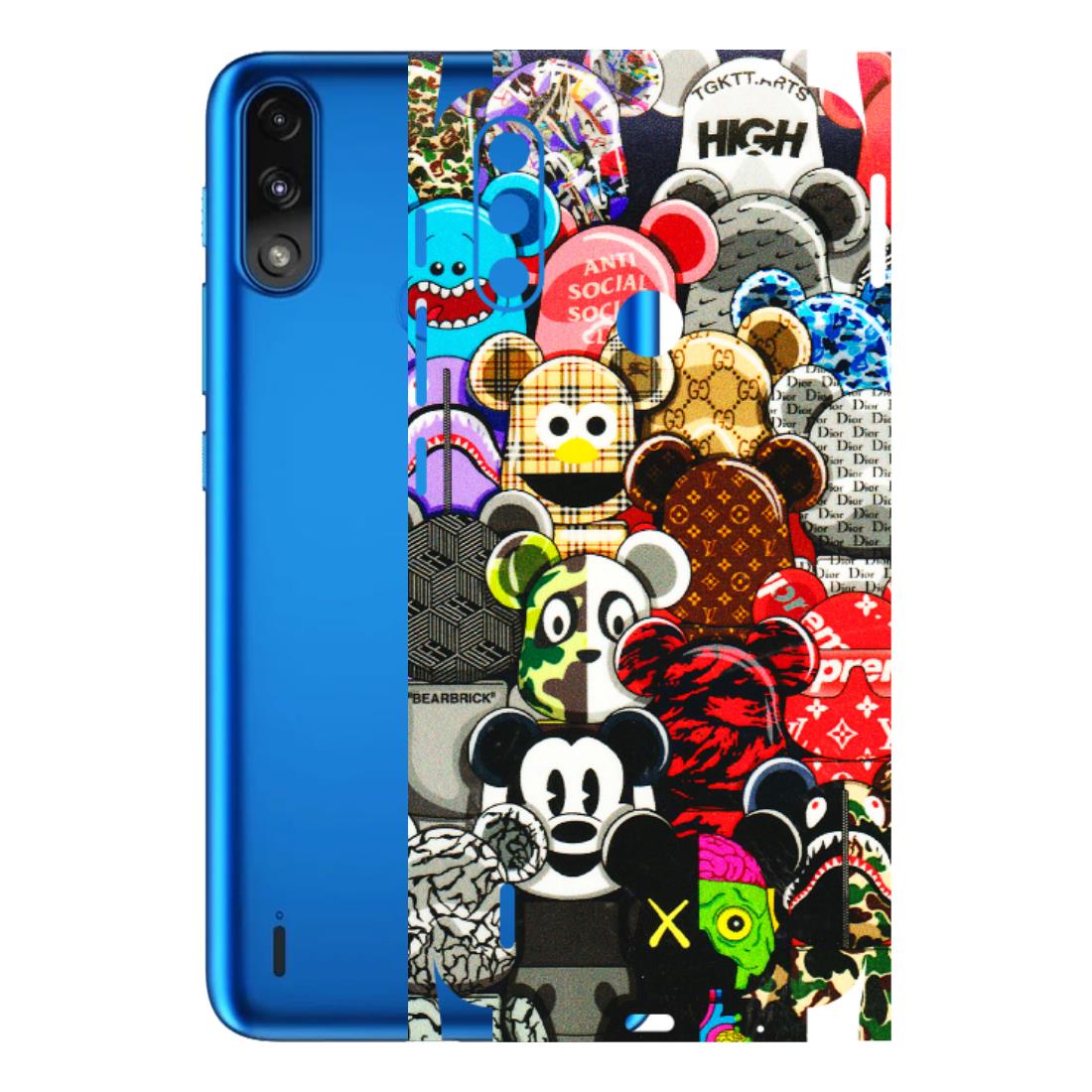 Motorola Phone Skins (All Models) - More Mickey Mouses - 3D Embossed Finish (L-118) Motorola Moto E7 Power