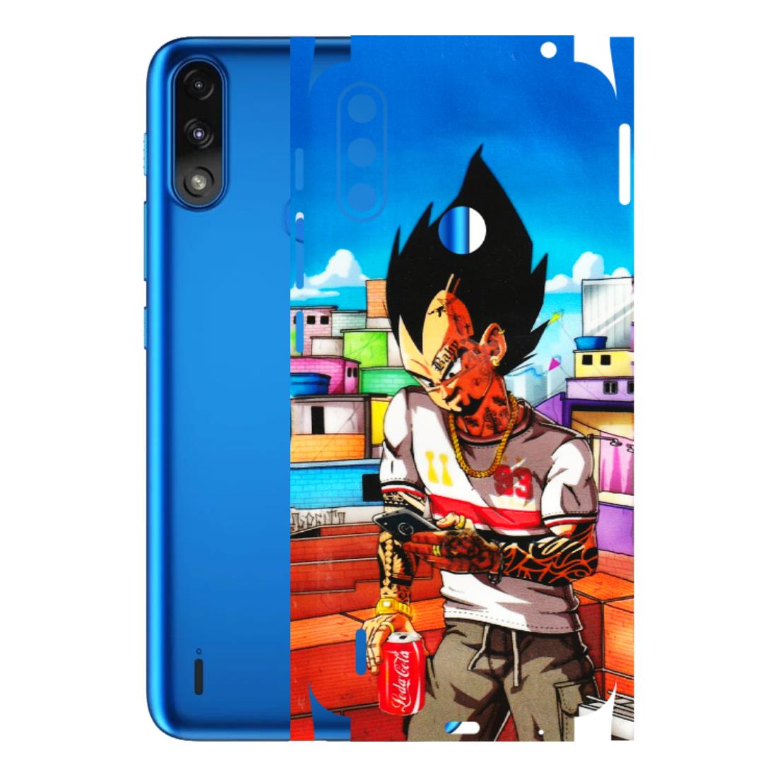 Motorola Phone Skins (All Models) - Vegeta - 3D Embossed Finish (L-136) Motorola Moto E7 Power