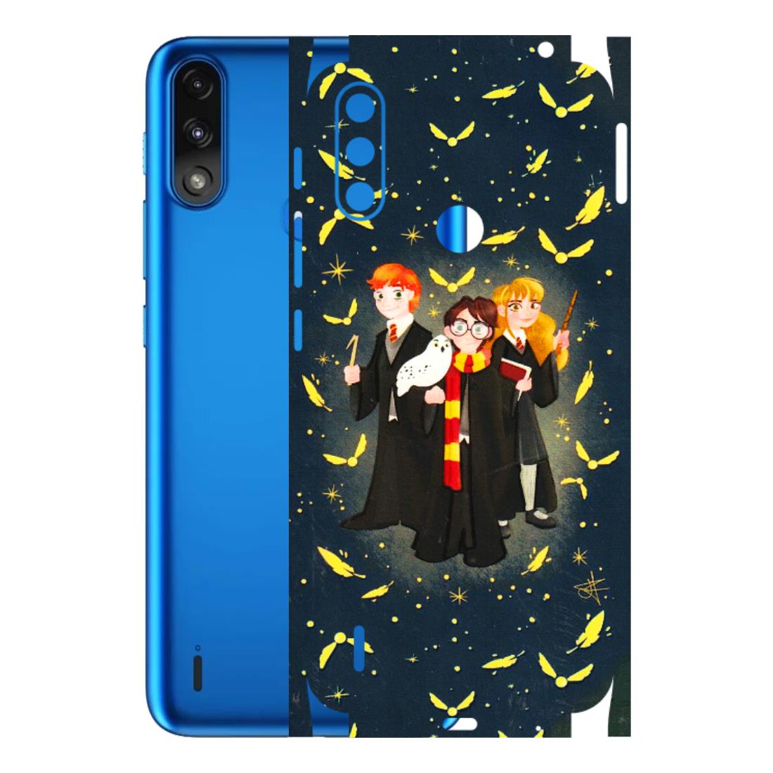Motorola Phone Skins (All Models) - Harry Potter - 3D Embossed Finish (L-183) Motorola Moto E7 Power