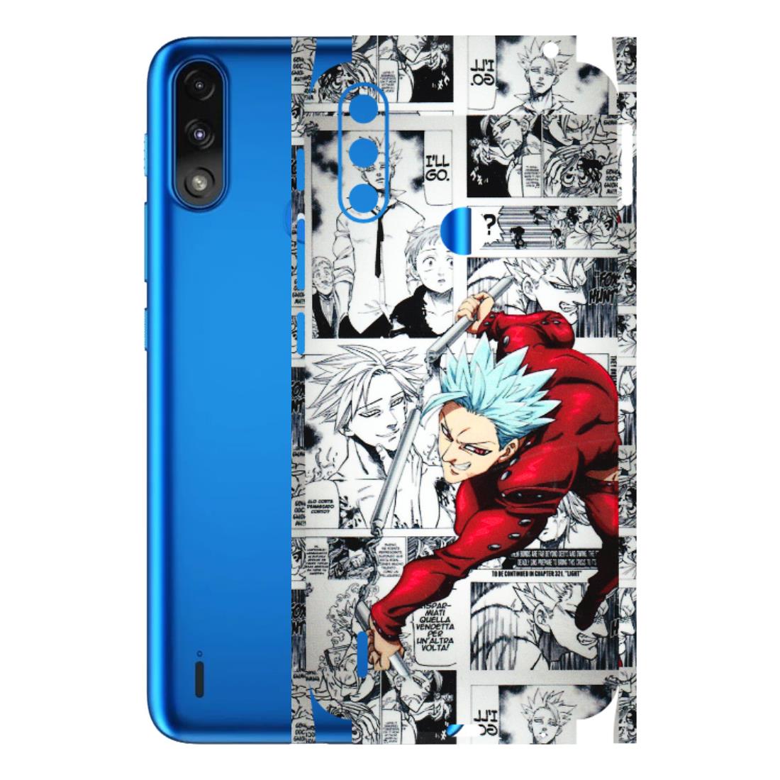 Motorola Phone Skins (All Models) - Anime Comic - 3D Embossed Finish (L-192) Motorola Moto E7 Power