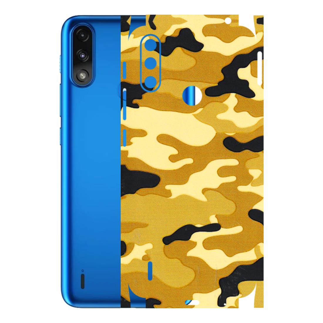 Motorola Phone Skins (All Models) - Indian Camo - 3D Embossed Finish (L-228) Motorola Moto E7 Power