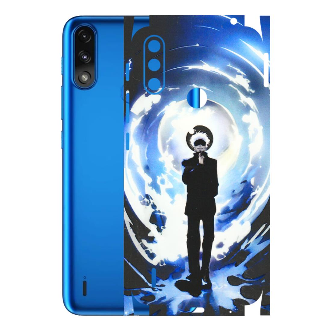 Motorola Phone Skins (All Models) - Jujustu Kaisen Anime Manga - 3D Embossed Finish (L-317) Motorola Moto E7 Power
