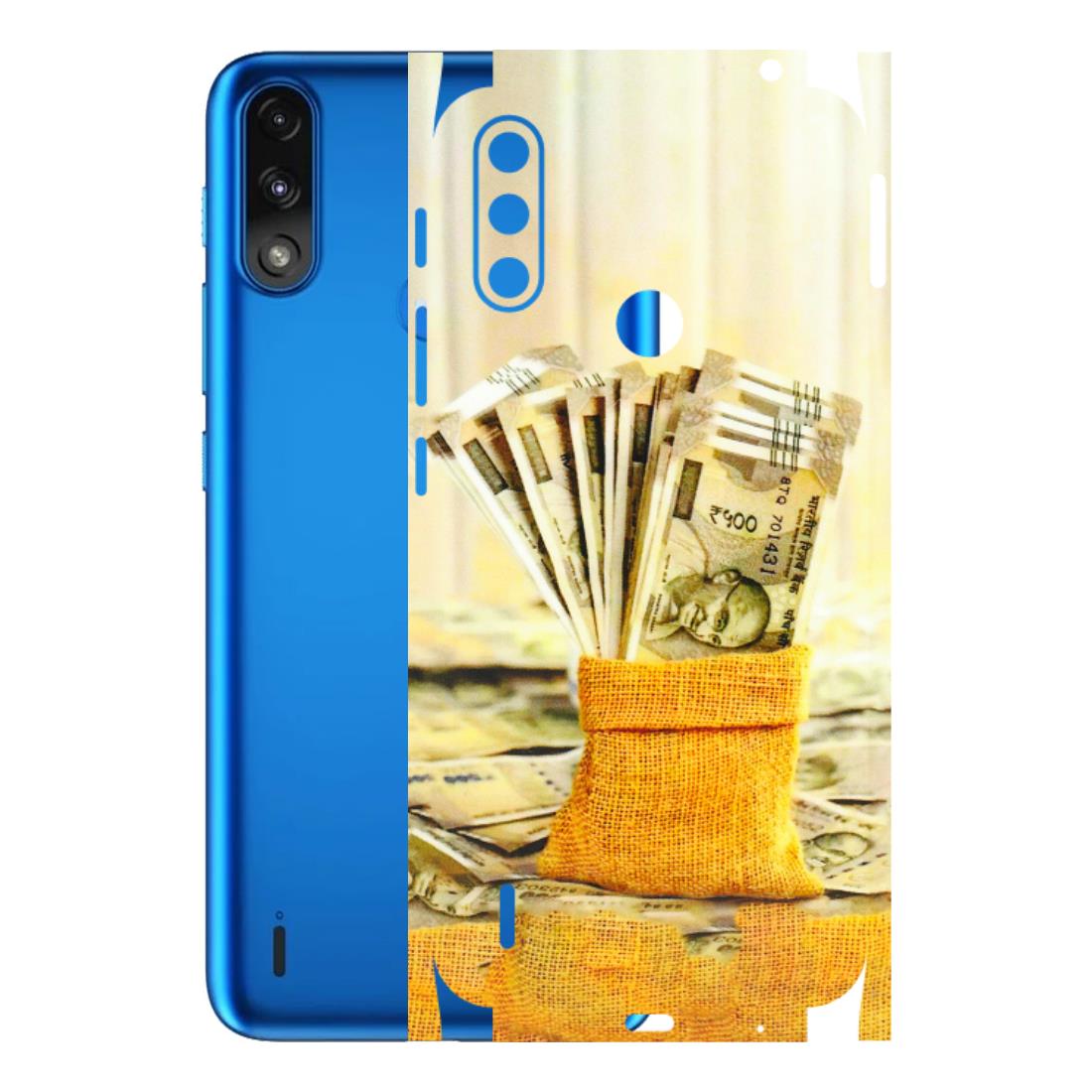 Motorola Phone Skins (All Models) - Show Me The Money - 3D Embossed Finish (L-52) Motorola Moto E7 Power