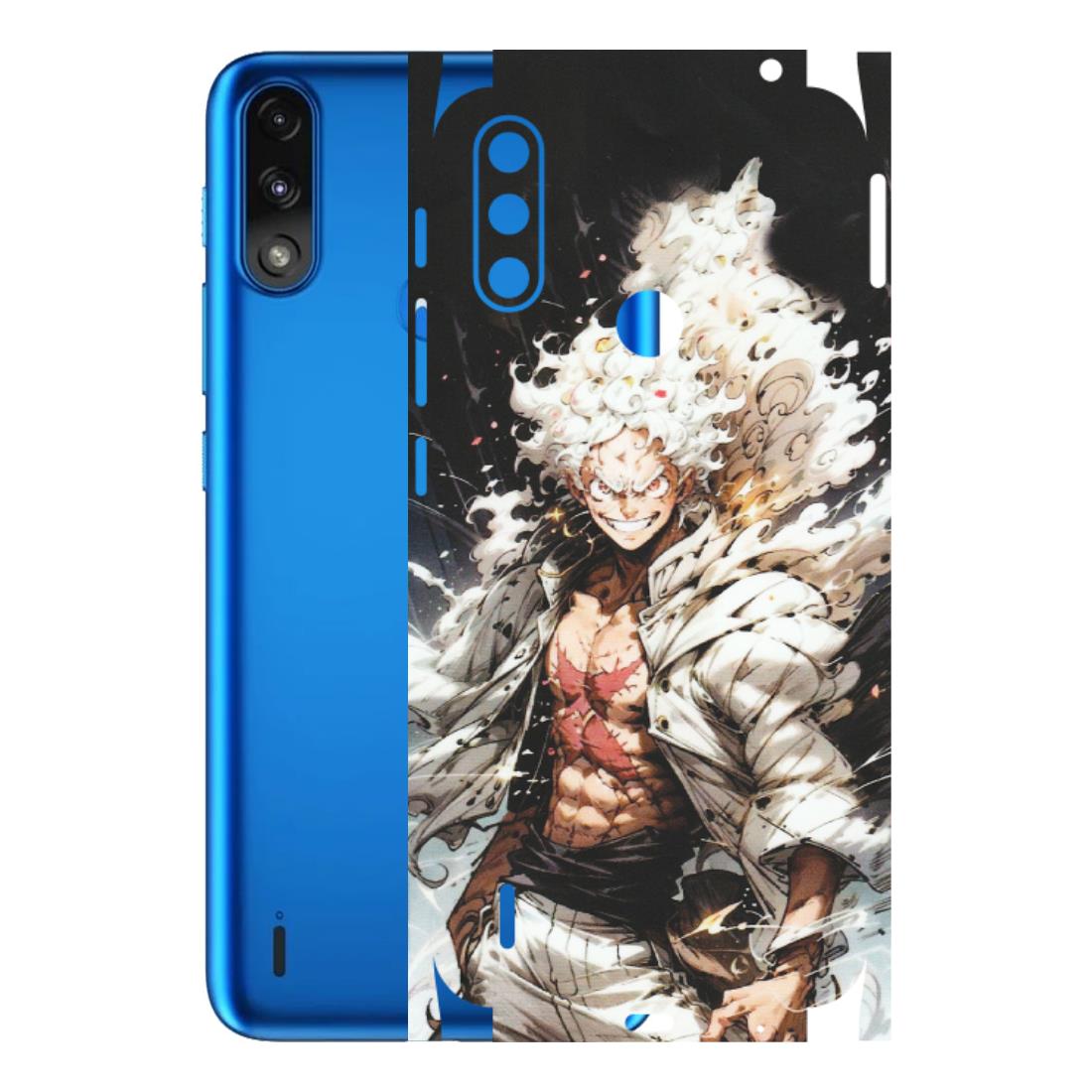 Motorola Phone Skins (All Models) - Anime Angry Classy Character - Matte Finish (M-34) Motorola Moto E7 Power