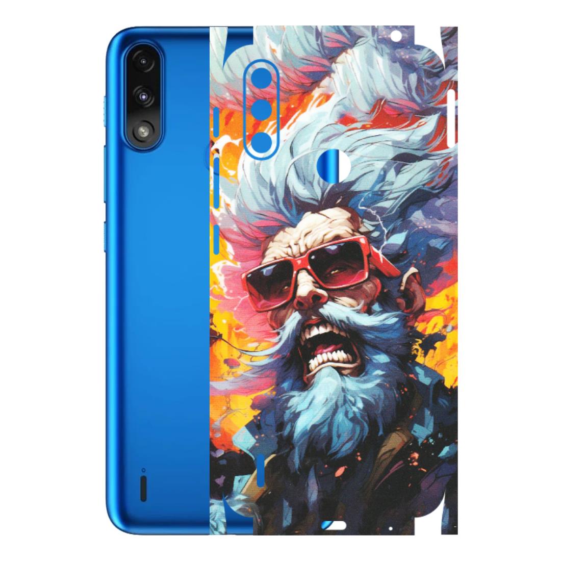 Motorola Phone Skins (All Models) - Daddy Cool Character - Matte Finish (M-43) Motorola Moto E7 Power