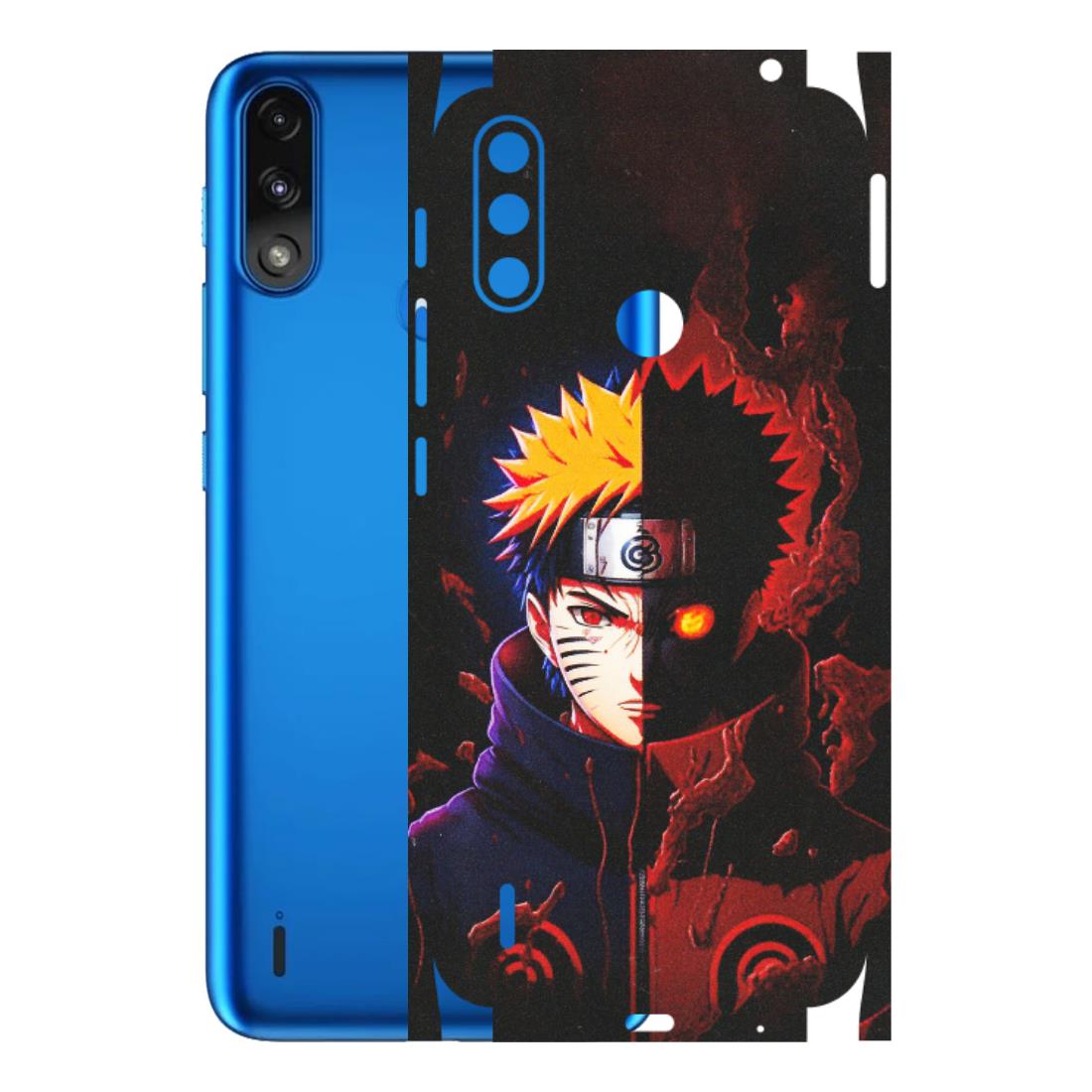 Motorola Phone Skins (All Models) - Naruto X Evil - Matte Finish (M-70) Motorola Moto E7 Power