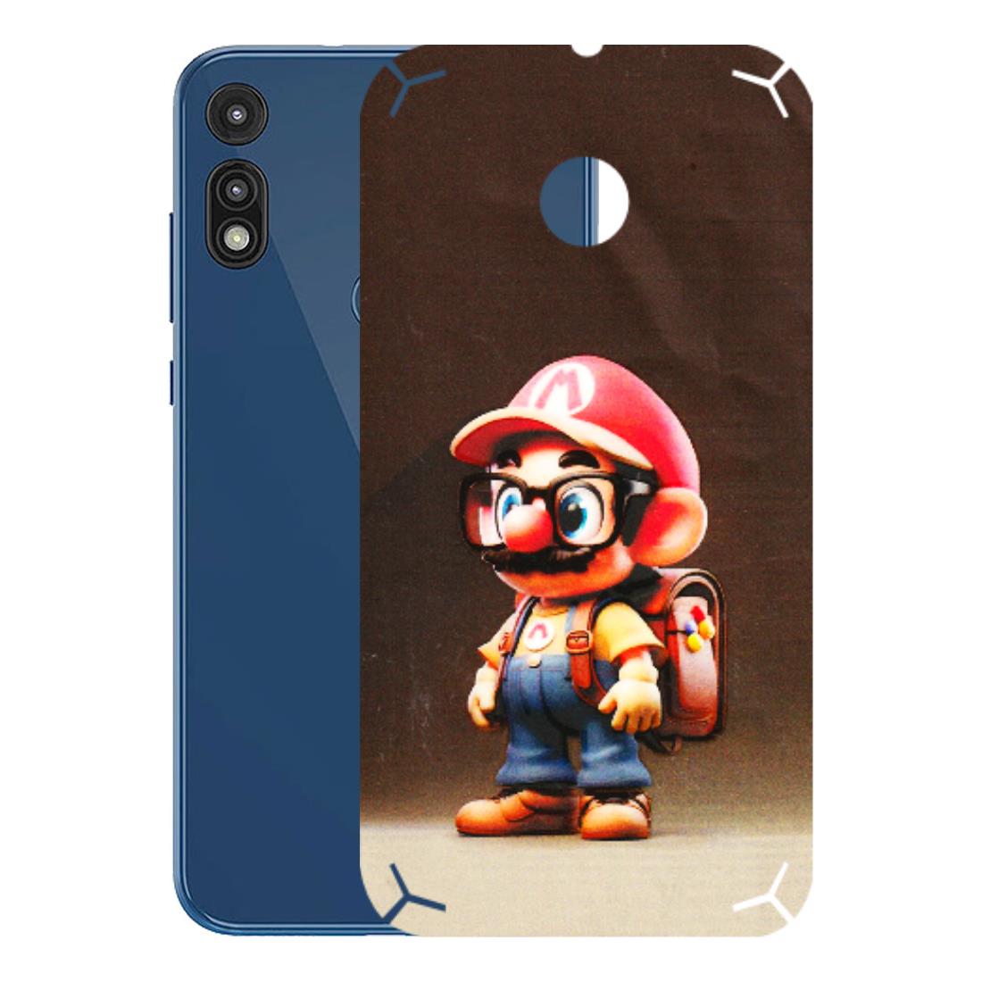 Motorola Phone Skins (All Models) - Little Mario - 3D Embossed Finish (L-119) Motorola Moto E