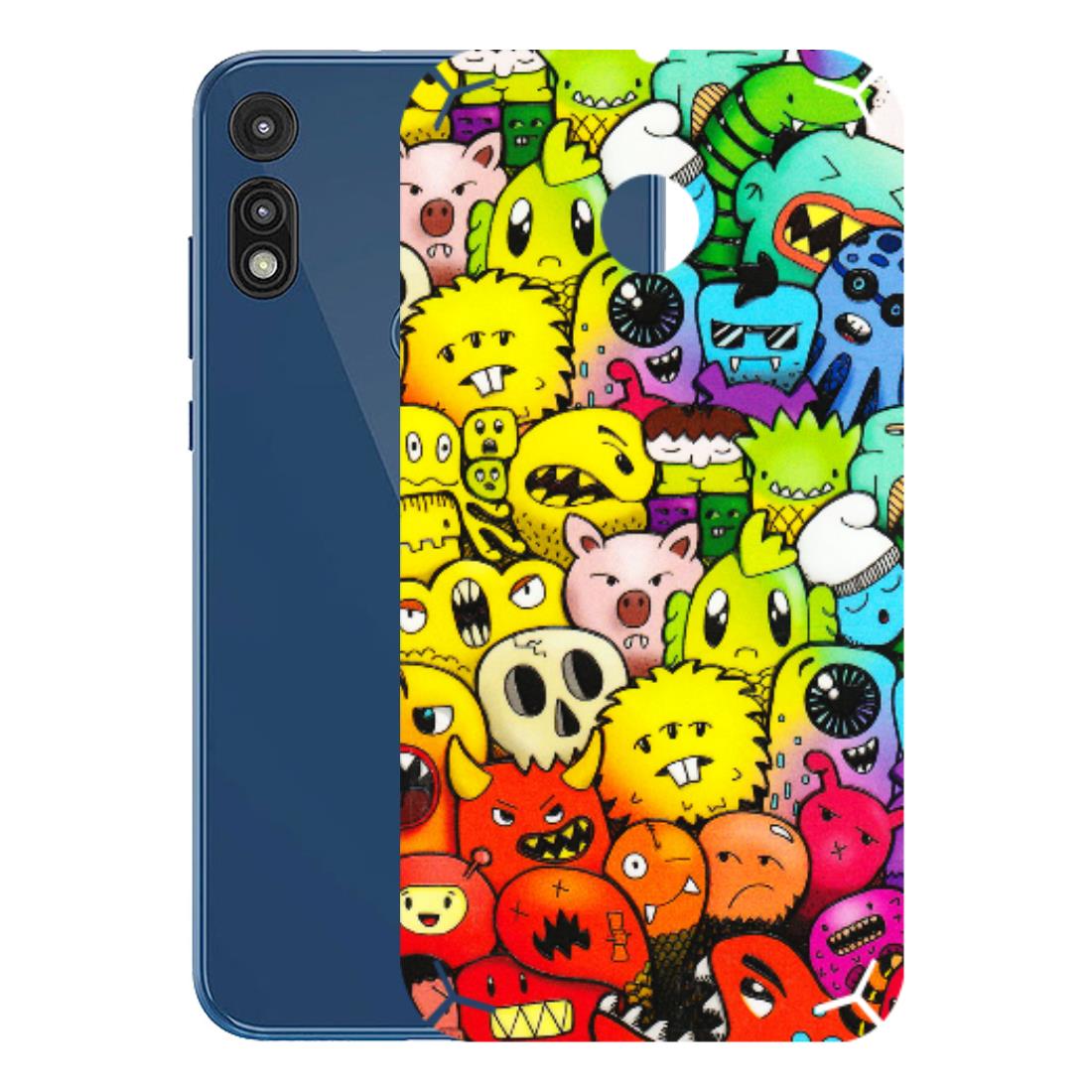 Motorola Phone Skins (All Models) - Angry Funkies - 3D Embossed Finish (L-169) Motorola Moto E