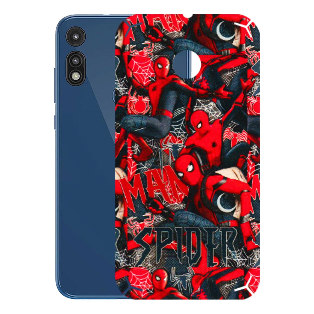 Motorola Phone Skins (All Models) - SpiderMan Cool - 3D Embossed Finish (L-188) Motorola Moto E