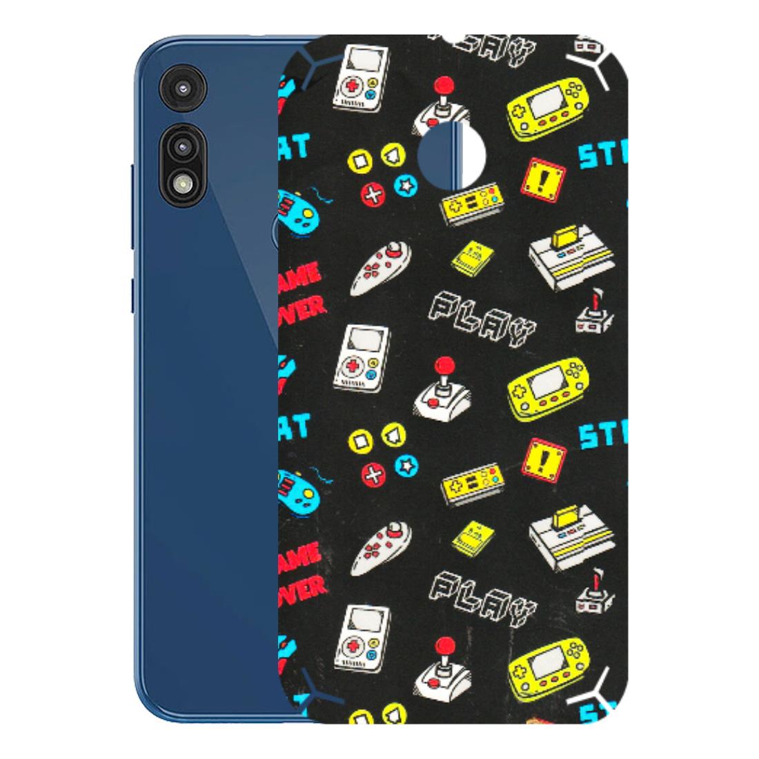 Motorola Phone Skins (All Models) - Gaming Doodles - 3D Embossed Finish (L-224) Motorola Moto E