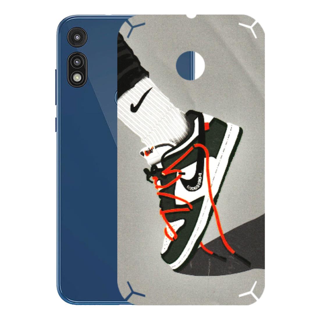 Motorola Phone Skins (All Models) - New Grey Sneaker - 3D Embossed Finish (L-261) Motorola Moto E