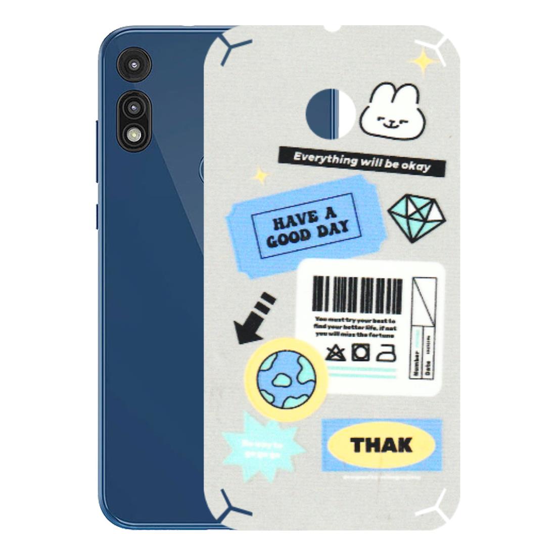 Motorola Phone Skins (All Models) - Will Be Okay Design - 3D Embossed Finish (L-316) Motorola Moto E