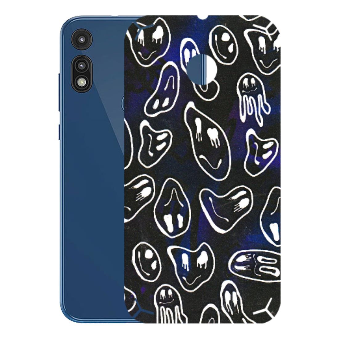 Motorola Phone Skins (All Models) - Distorted Smileys - 3D Embossed Finish (L-92) Motorola Moto E
