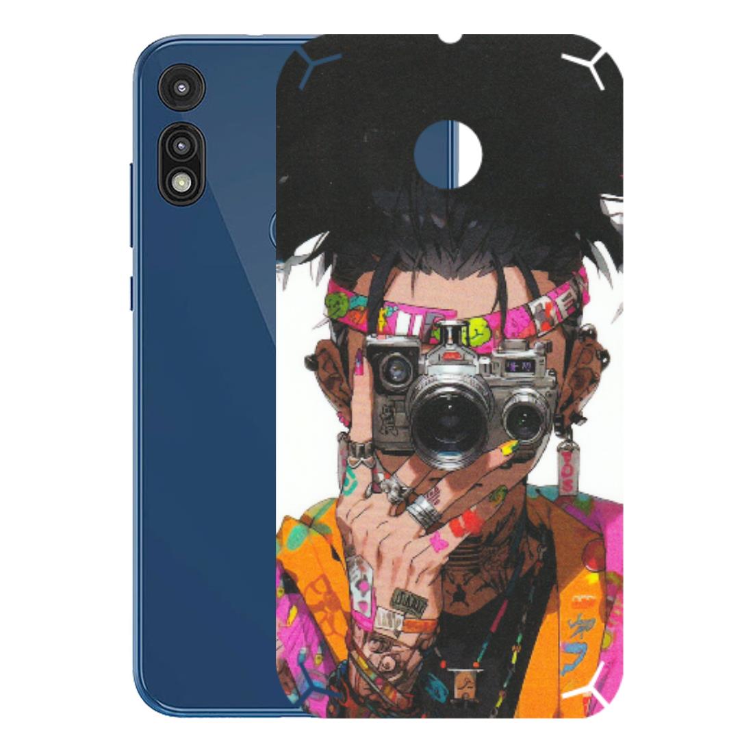 Motorola Phone Skins (All Models) - Camera Lover Girl - Matte Finish (M-09) Motorola Moto E