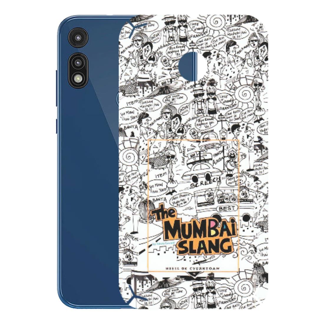 Motorola Phone Skins (All Models) - The Mumbai Slang - Matte Finish (M-142) Motorola Moto E