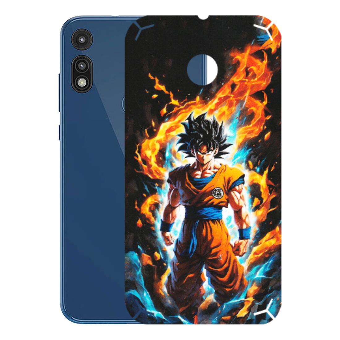 Motorola Phone Skins (All Models) - Goku Transformation Anime - Matte Finish (M-159) Motorola Moto E