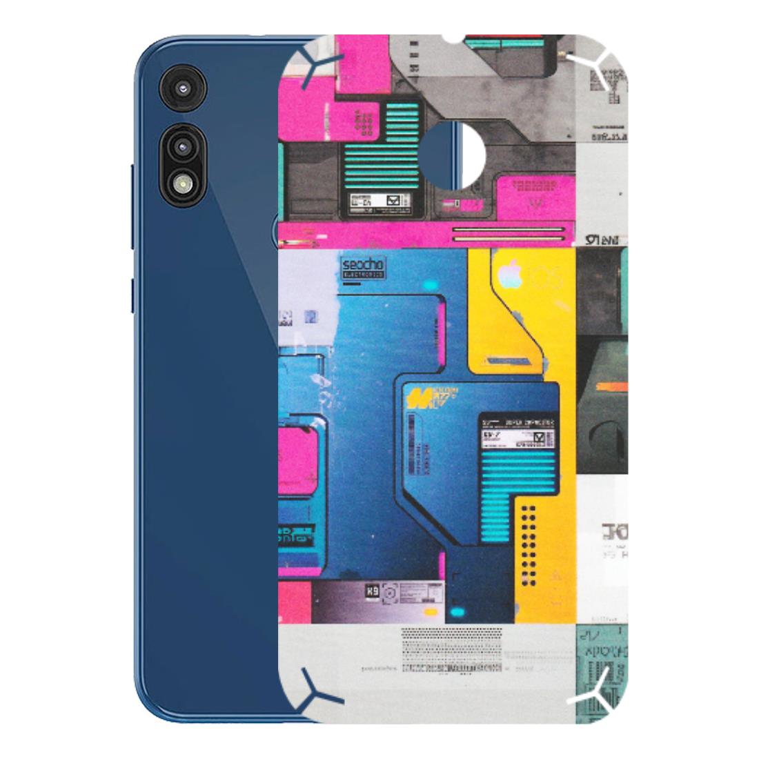 Motorola Phone Skins (All Models) - Colourfull Motherboard Internals - Matte Finish (M-55) Motorola Moto E