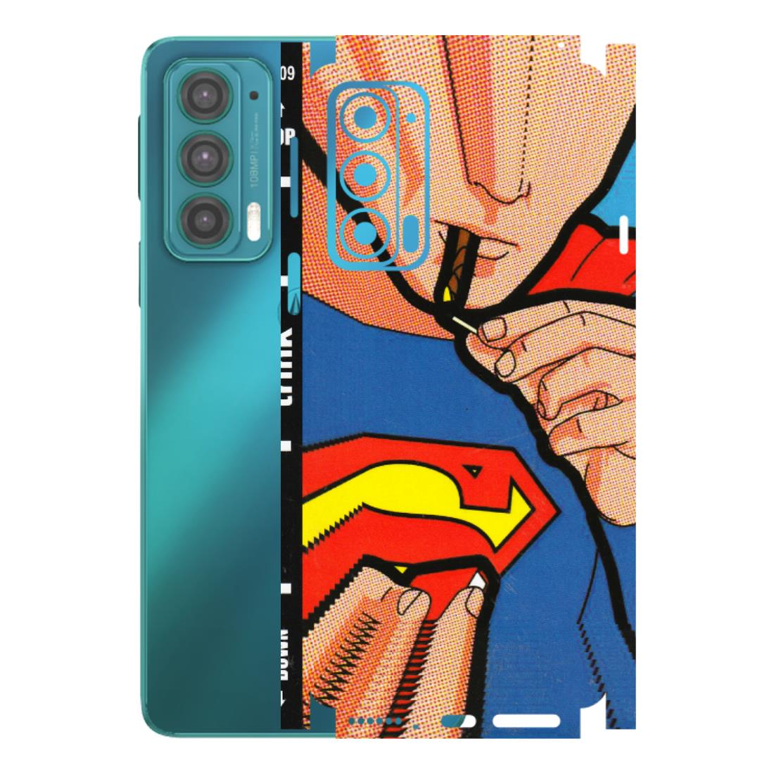 Motorola Phone Skins (All Models) - Superman Sutta - 3D Embossed Finish (L-130) Motorola Moto Edge 20 (5G)