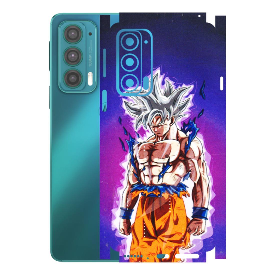 Motorola Phone Skins (All Models) - Goku Purple Anime - 3D Embossed Finish (L-147) Motorola Moto Edge 20 (5G)