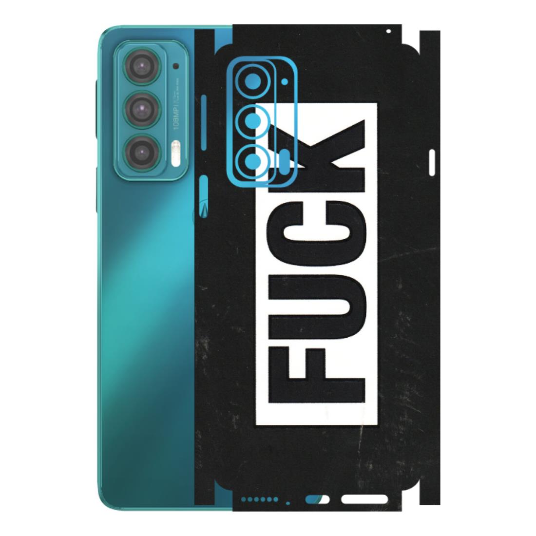 Motorola Phone Skins (All Models) - The F Word - 3D Embossed Finish (L-255) Motorola Moto Edge 20 (5G)