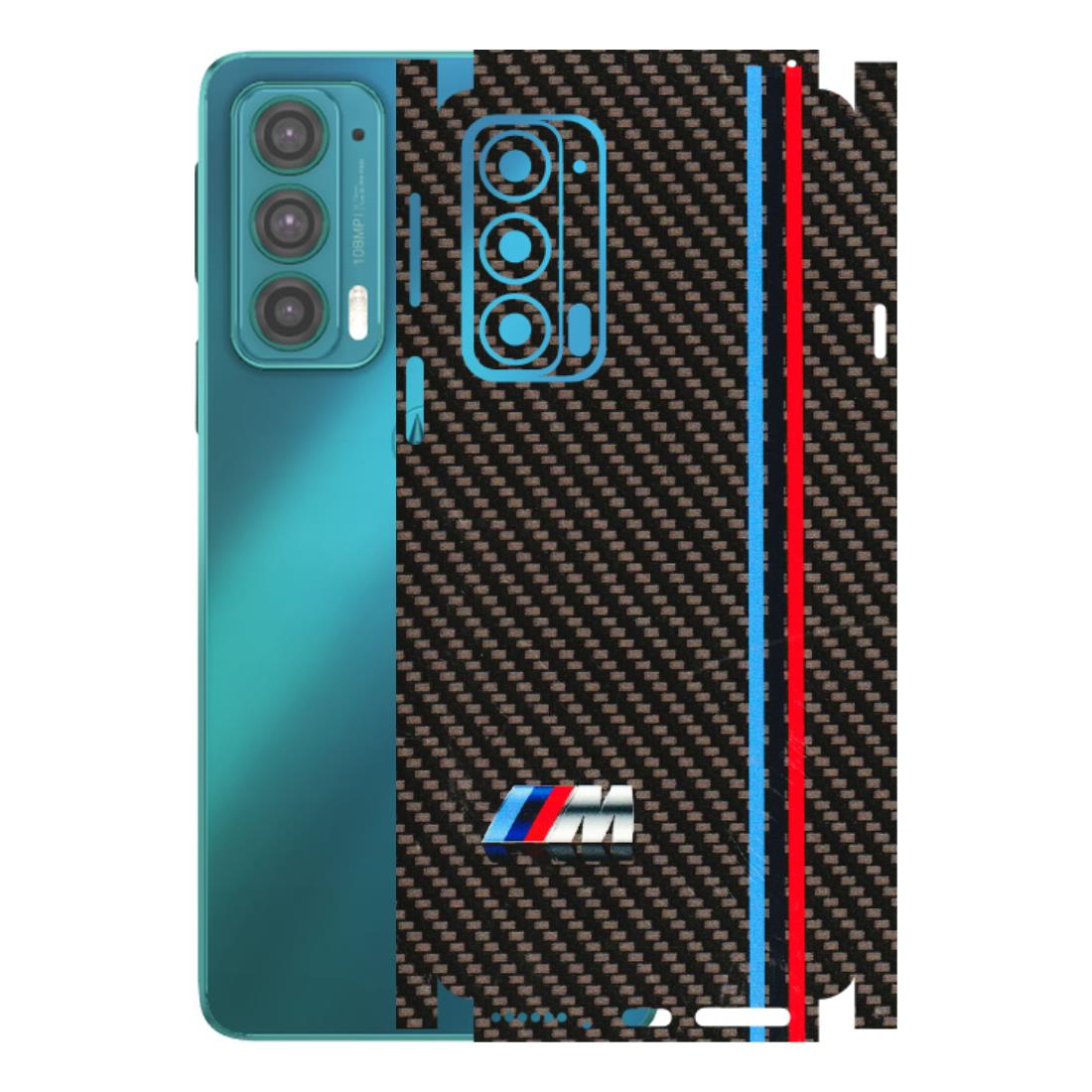 Motorola Phone Skins (All Models) - BM Carbon Fiber Feels - 3D Embossed Finish (L-38) Motorola Moto Edge 20 (5G)