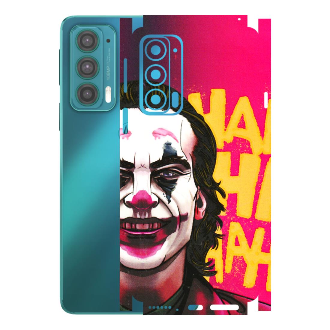 Motorola Phone Skins (All Models) - Joker Evil Laugh - 3D Embossed Finish (L-97) Motorola Moto Edge 20 (5G)
