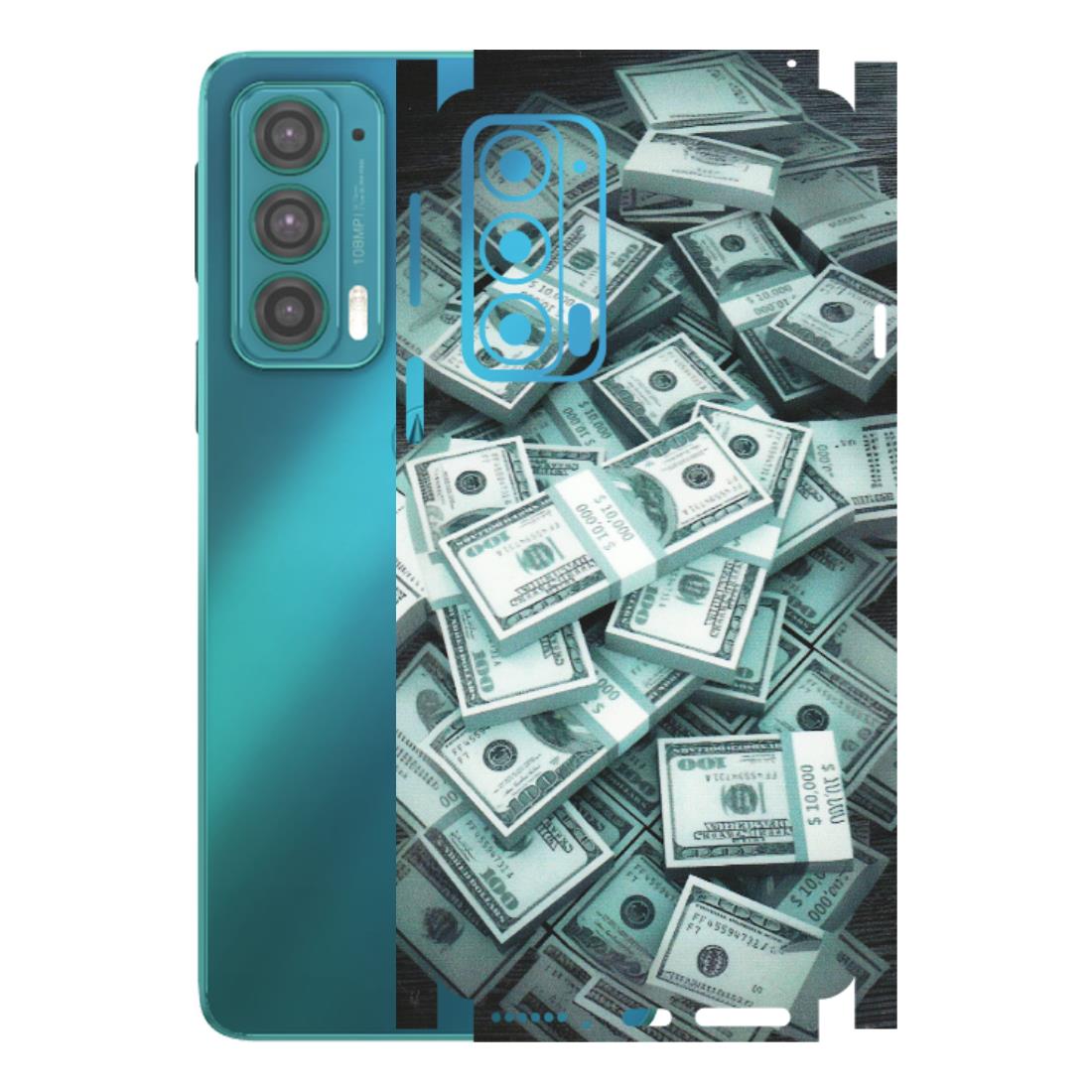 Motorola Phone Skins (All Models) - Hundred Dollar Bill - Matte Finish (M-162) Motorola Moto Edge 20 (5G)