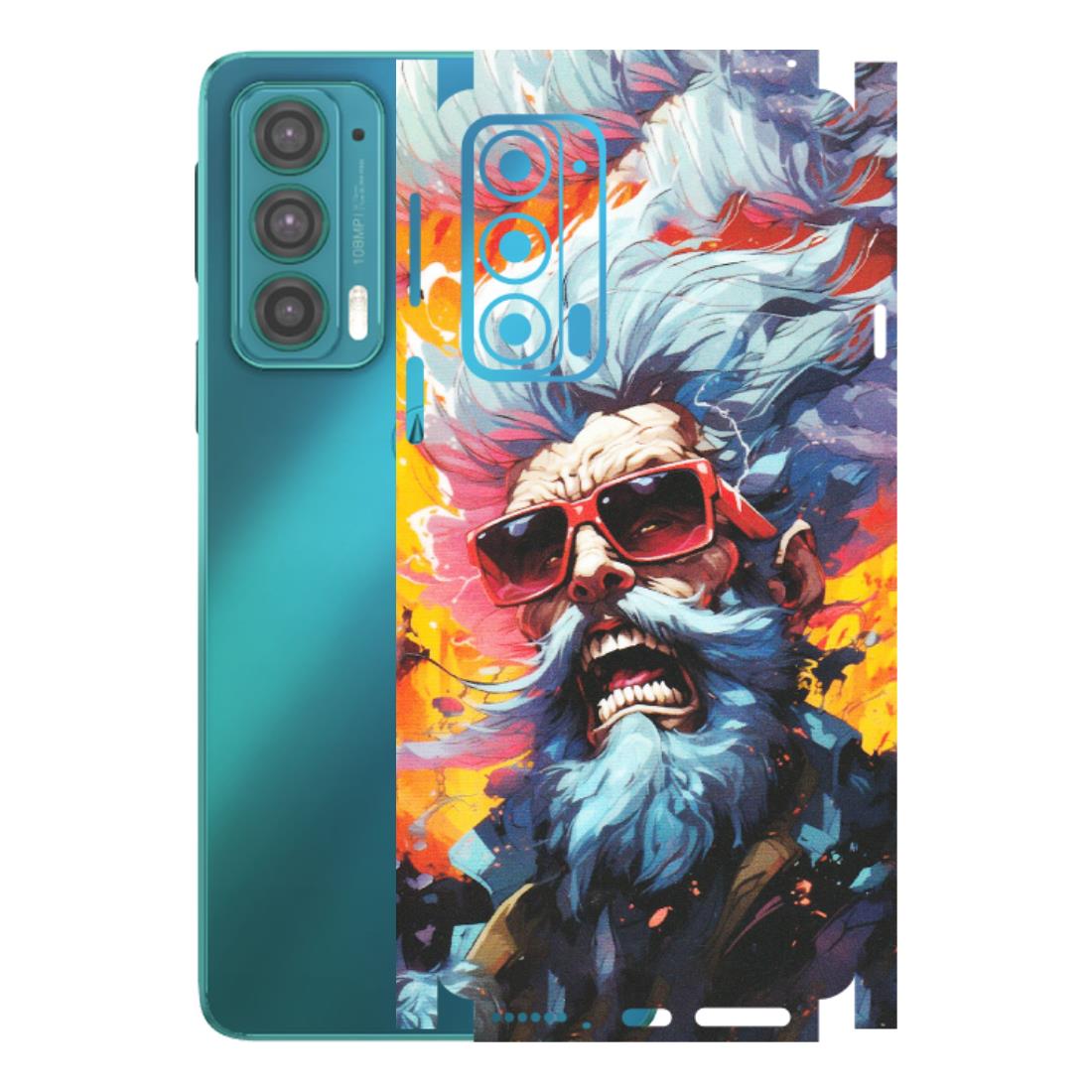 Motorola Phone Skins (All Models) - Daddy Cool Character - Matte Finish (M-43) Motorola Moto Edge 20 (5G)