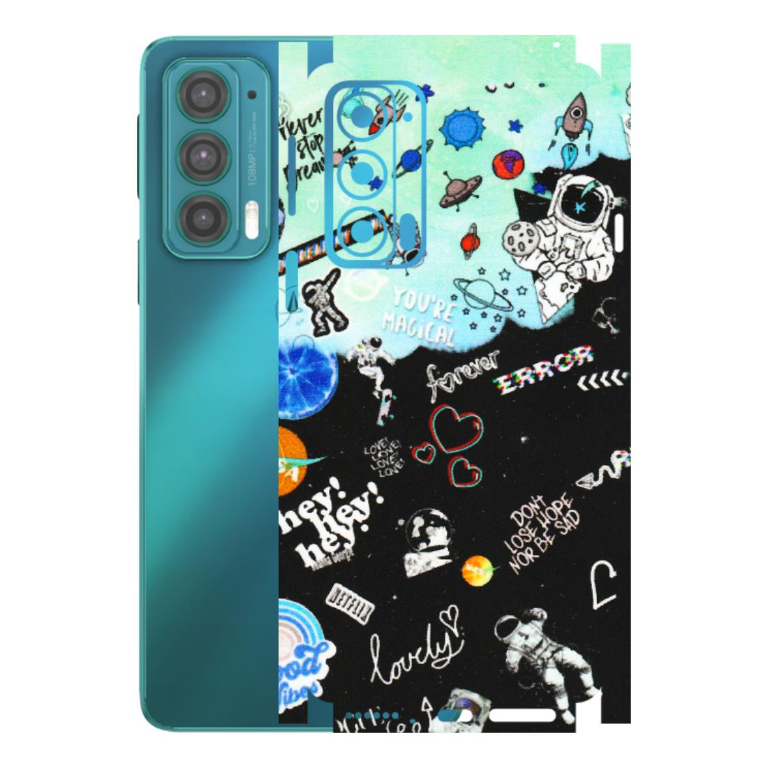 Motorola Phone Skins (All Models) - Living In A Space Dream - Matte Finish (M-46) Motorola Moto Edge 20 (5G)