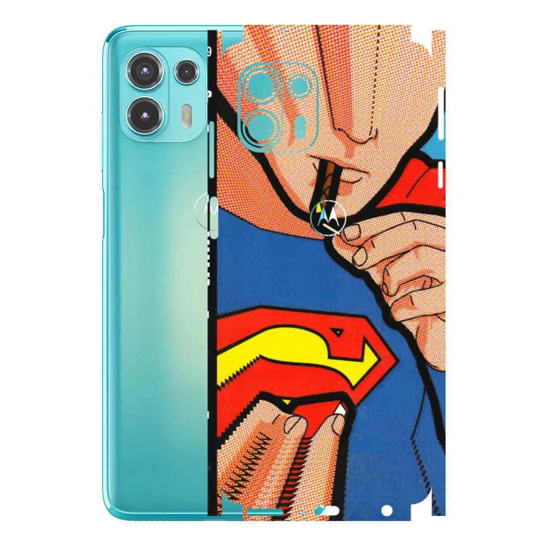 Motorola Phone Skins (All Models) - Superman Sutta - 3D Embossed Finish (L-130) Motorola Moto Edge 20 Fusion