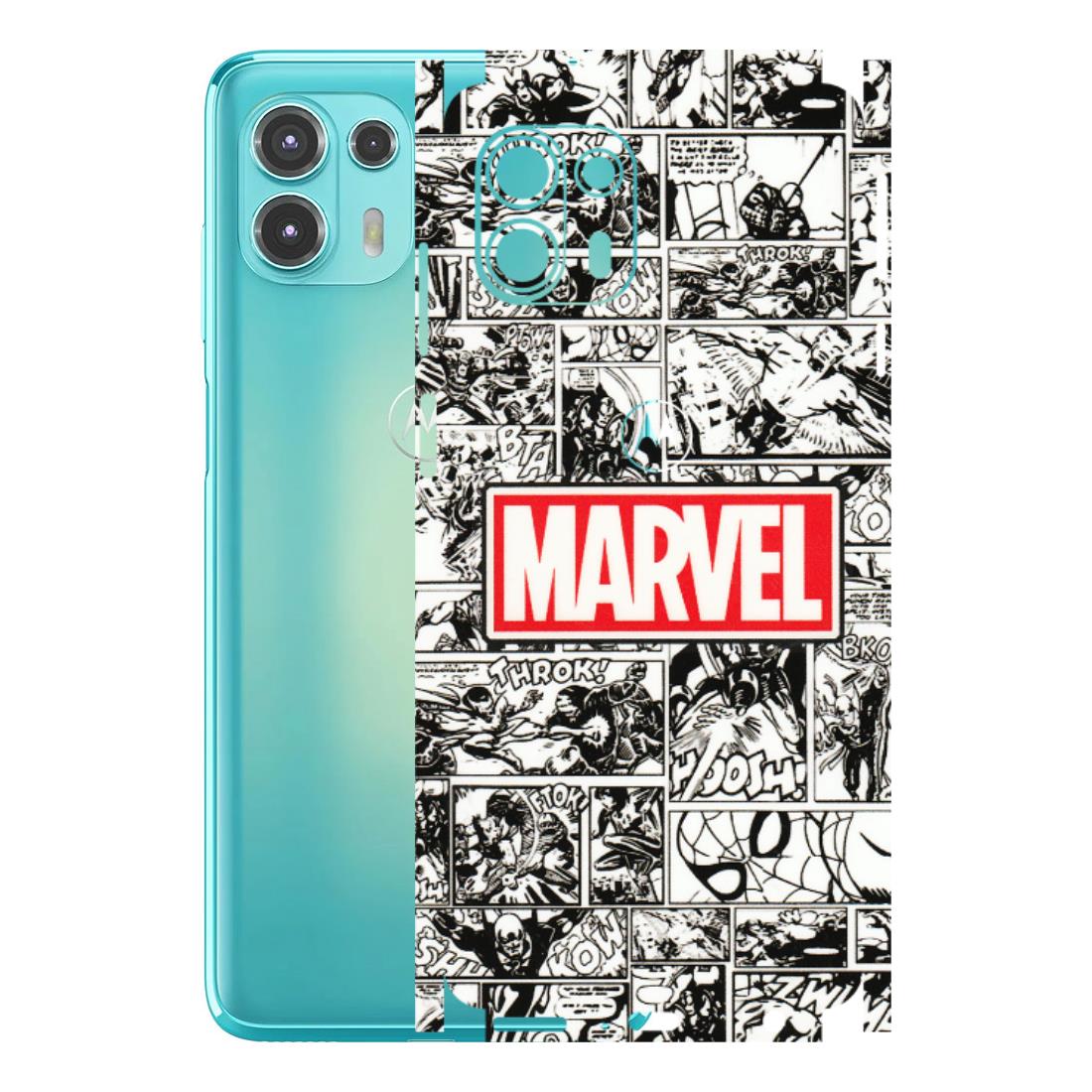 Motorola Phone Skins (All Models) - Marvel Comic - 3D Embossed Finish (L-171) Motorola Moto Edge 20 Fusion