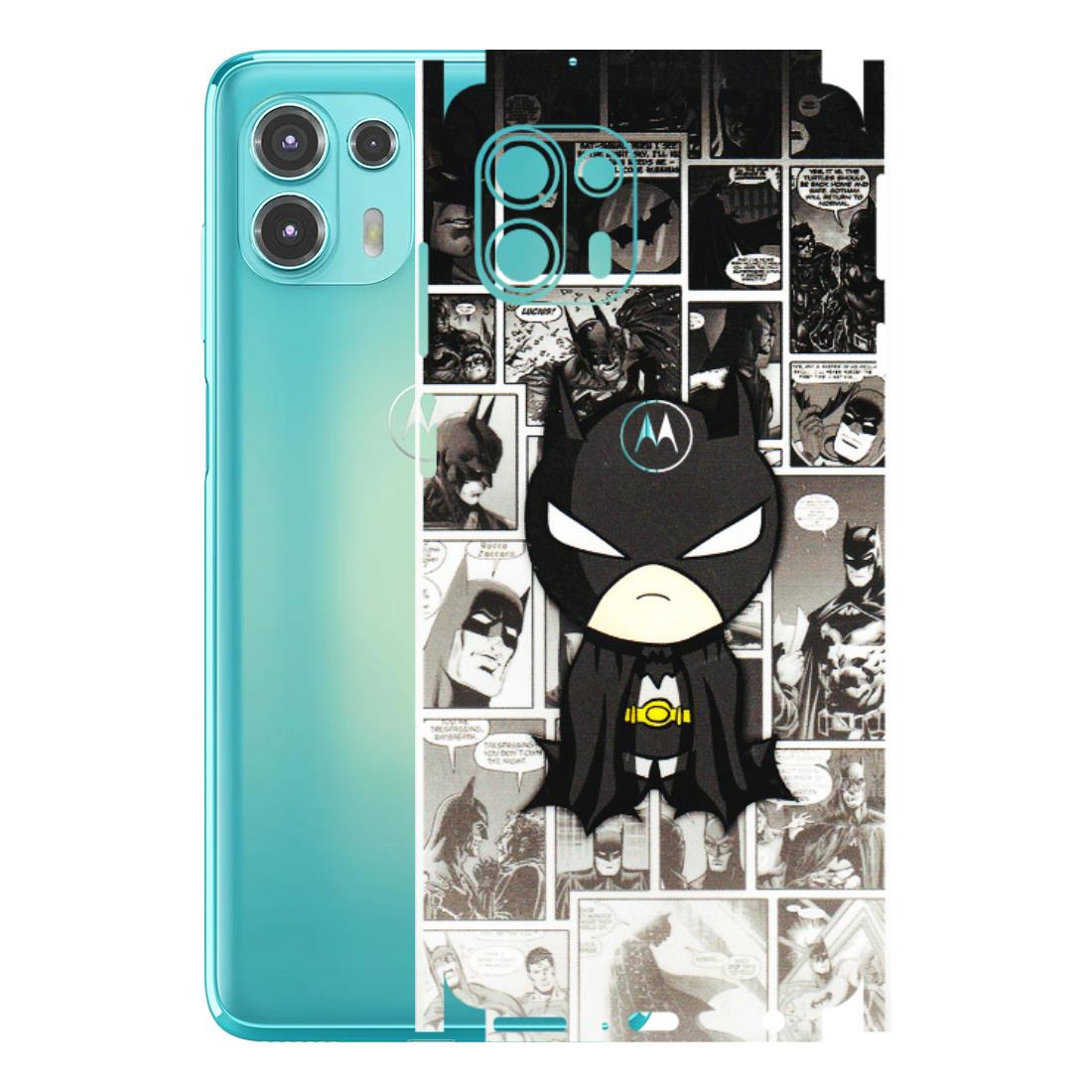 Motorola Phone Skins (All Models) - Toon Batman - 3D Embossed Finish (L-182) Motorola Moto Edge 20 Fusion