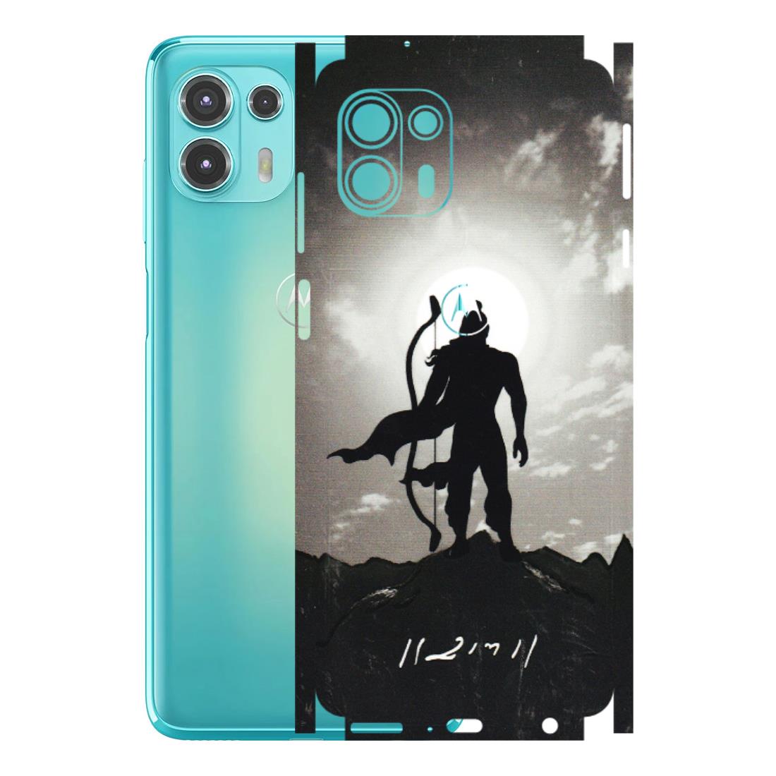 Motorola Phone Skins (All Models) - Jai Siya Ram - 3D Embossed Finish (L-200) Motorola Moto Edge 20 Fusion