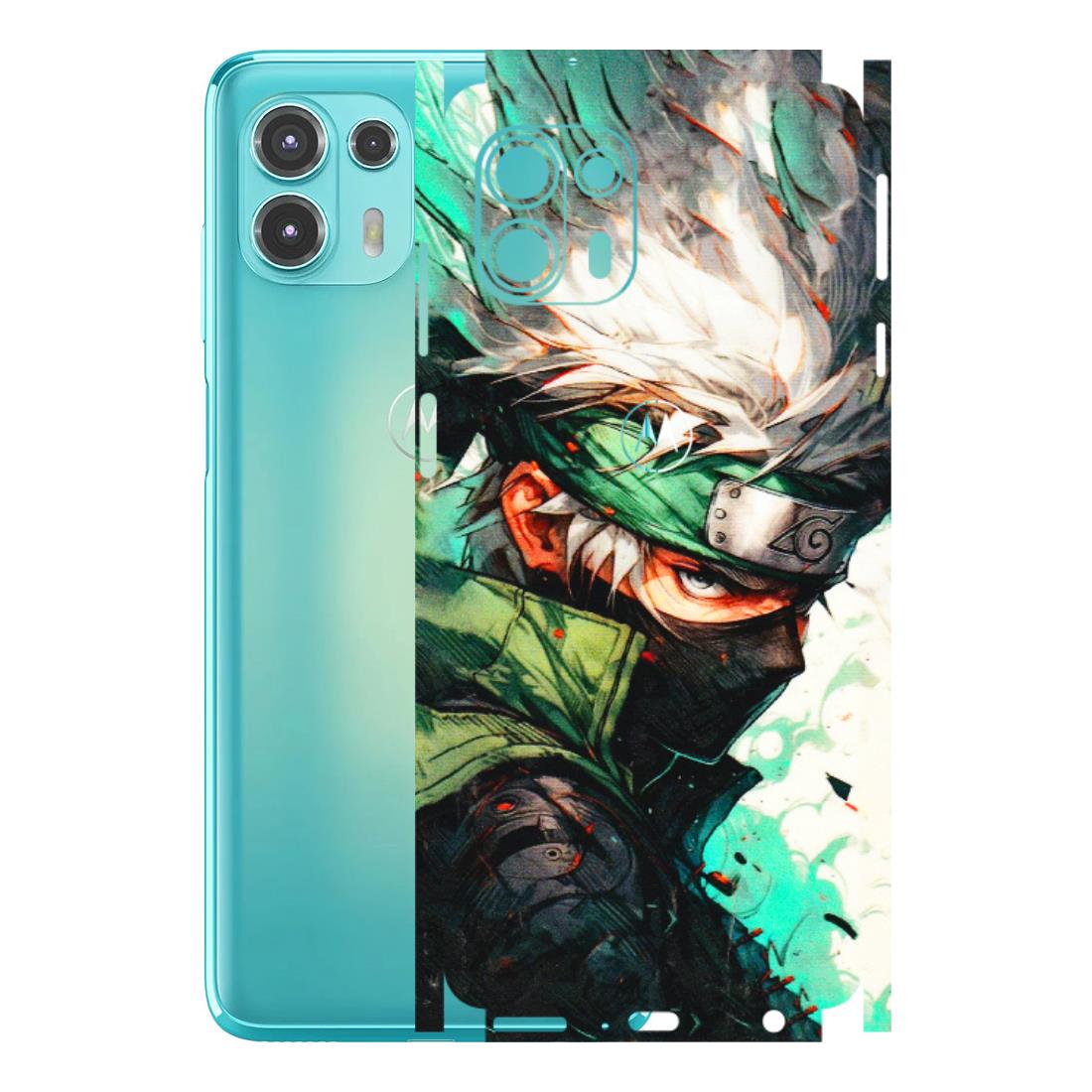 Motorola Phone Skins (All Models) - Kakashi Side Profile - 3D Embossed Finish (L-249) Motorola Moto Edge 20 Fusion